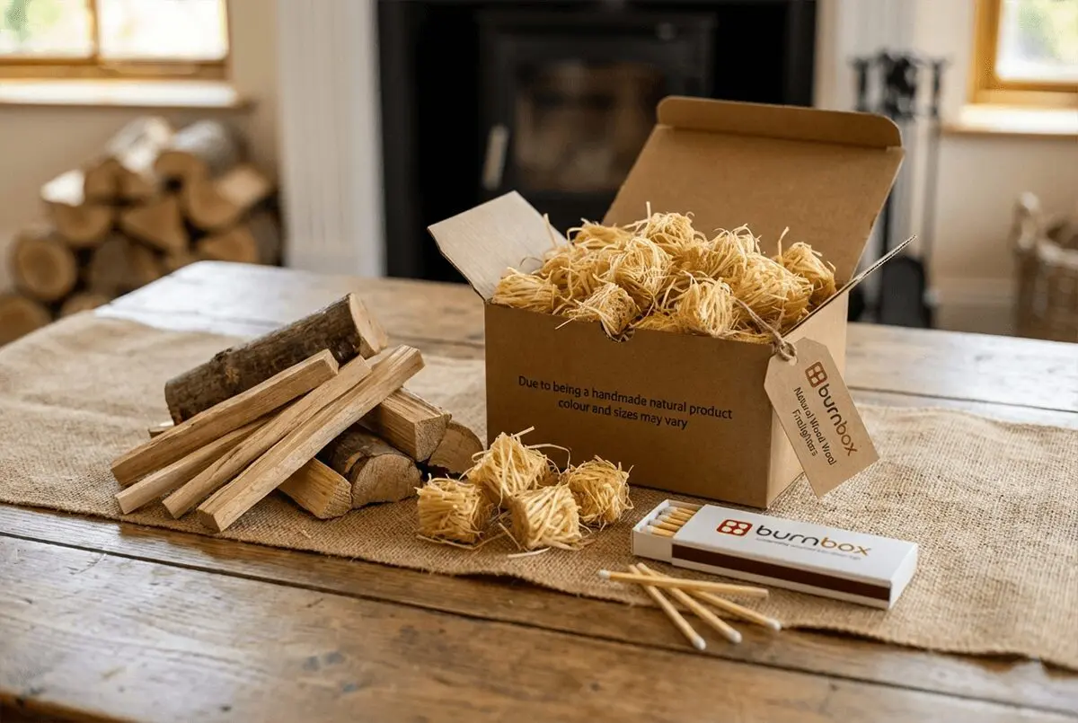 Natural Wood Wool Firelighters